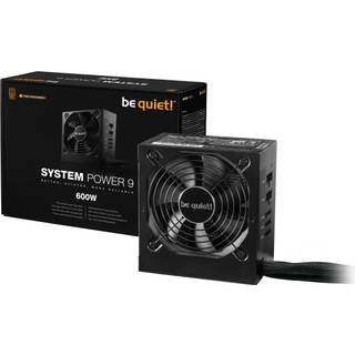 be quiet! System Power 9 600W CM Strømforsyning - 600 Watt - 120 mm - ATX - 80 Plus Bronze certified