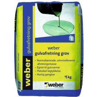 Weber gulvafretning grov - 15 kg