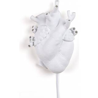 Seletti Heart Væglampe Porcelæn - Børnelamper Hvid - 09925