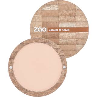 Zao Ansigt Mineral powder Bamboo Compact Powder No. 302 Beige Orange 9 g () - 9 g