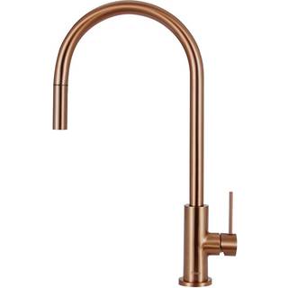Køkkenarmatur Scandtap Steel Accent Amber med Udtrækstud