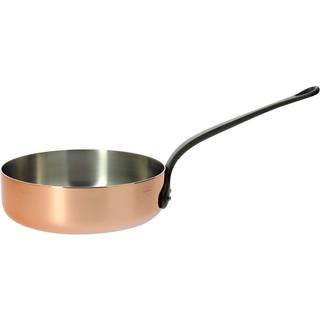 de Buyer Inocuivre Sauteuse gerade 24 cm / 3,1 L - Kupfer mit Gusseisengriff