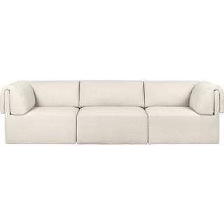 Gubi Wonder Sofa 3p M. Armlæn Pg2 G077/13 Fc - 3 personers sofaer Hør Bel Lino - 10054187-G077/13