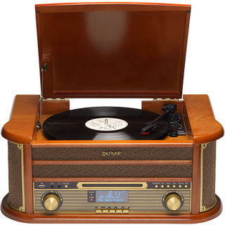 DENVER MRD-51 - Retro music system - LP - CD - FM - DAB - Wood