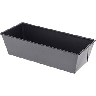 de Buyer Kuchenform rechteckig 25 x 10,8 cm - Stahl mit Antihaftbeschichtung - Schwarz