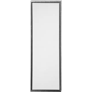 Malerlærred med ramme 30x90 cm - Antik sølv/hvid