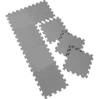 Gulvbeskytter Puzzle Måtter Grå