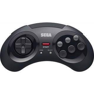 Retro-Bit Sega Mega Drive Wireless Controller - Black - Wireless Controller - MAC
