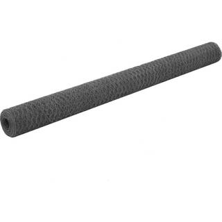 hønsenet stål med PVC-belægning 25 x 1,5 m grøn