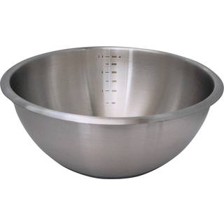 de Buyer Schlagschüssel 24 cm / 3,6 L - Edelstahl mit Silikon - Silber