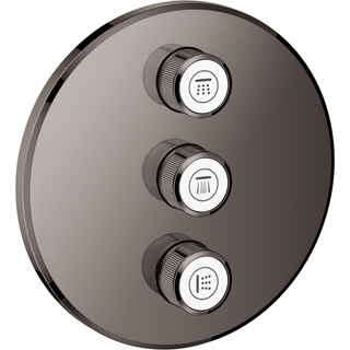 Grohe GRT SmartContrl forplade Triple volume kontrol sæt, hard graphite