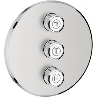 GROHE Grohtherm SmartControl ventiloverdel indbygning udvendig del SuperSteel