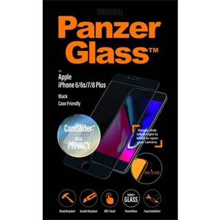 PanzerGlass iPhone 6/6s/7/8+ Privacy CamS., Black