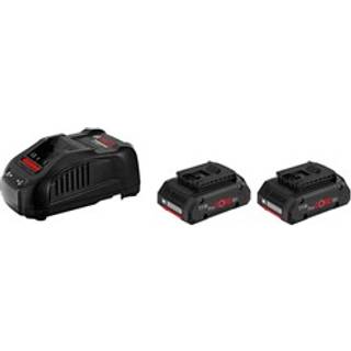 BOSCH ProCORE 18V Sæt 2 Li-Ion batterier, 18V, 4Ah + Hurtiglader