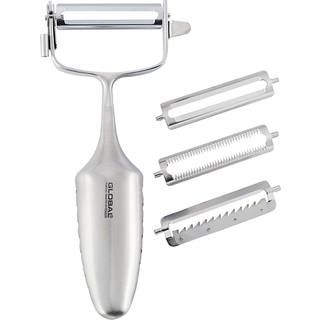 Global Global GS-94 skræller T-model med 3 udskiftelige blade Rustfrit stål