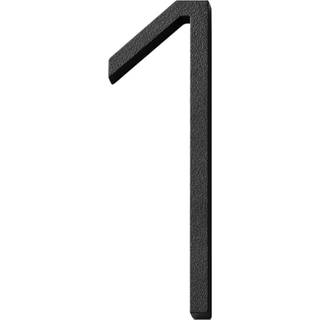 Habo Contemporary large husnummer 1, 180 mm, sort