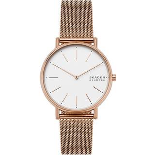 Elegant Skagen Signatur SKW2784 Dameur - Rosa Guld