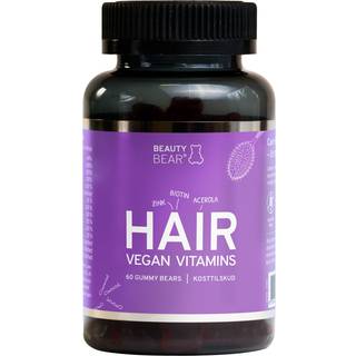 BeautyBear Hair Vitamins Gummies - 60 Tabletter