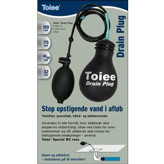 Toiee Drain Plug 75 mm til afspærring af afløb