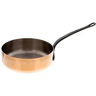 de Buyer Inocuivre Sauteuse gerade 16 cm / 1,0 L - Kupfer mit Gusseisengriff