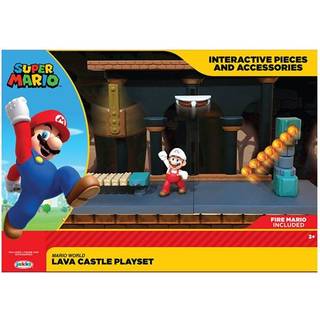 Super Mario Bros - Lava Castle med Fire Mario Legesæt