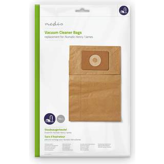 Nedis Støvsugerpose | 10 stk. | Papir | Mest solgt for: Numatic | Brun
