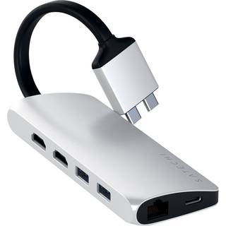 Satechi USB-C Dual Multimedia USB-hub