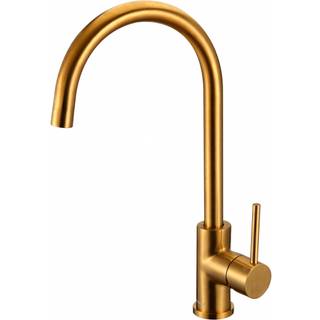 Adora imperia u køkkenarmatur gold brushed u-tud