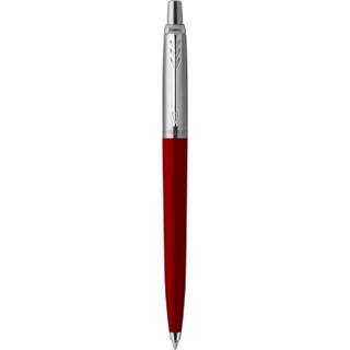 Parker Jotter Originals-kuglepen, rød lakering, medium spids, blå blæk, boblepakke