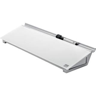 Nobo Skrivebords whiteboardblok i glas, brillant hvid