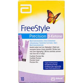 FreeStyle Precision Keton Teststrimler - 10 stk.