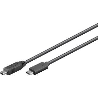 Microconnect Usb kabel, usb c - mini usb b 5p, 1m