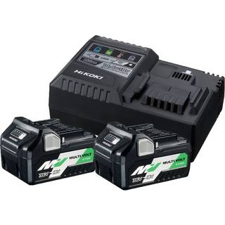 Hikoki Batteripakke 2XBSL36A18 + UC18YSL3 MultiVolt
