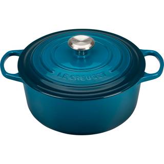 Le Creuset støbejernsgryde 26 cm Deep teal