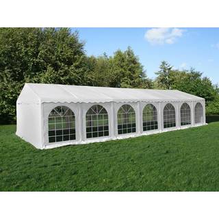 Partytelt Festtelt, SEMI PRO Plus CombiTents® 6x14m, 5-i-1, Hvid