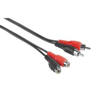 Hama EXXTER Förl. 2xRCA-2xRCA 2,5 m 2xHane-2xHona