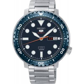 Seiko 5 Sports Bottle Cap Automatic Black/Blue Dial Men’s Watch SRPC63K
