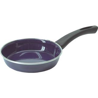 Riess Classic Omas Emaillepfanne 24 cm - Emaille mit Kunststoffgriff - Blau