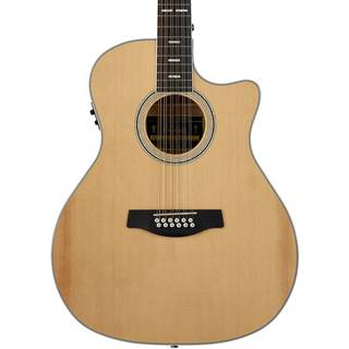 Hagstrom Siljan II Grand Auditorium 12-strenget Wester Guitar (Natur)