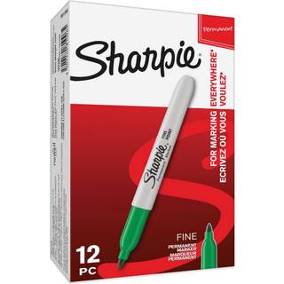 Sharpie Marker Fine 1,0mm, Tusch, Grøn