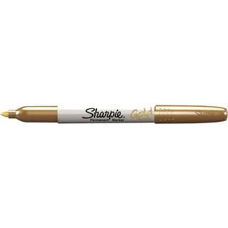 Sharpie Metallic Permanent Markers | Fin spids | Guld | 12 styk