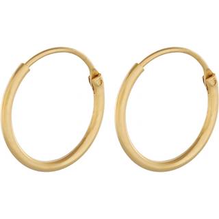 Pernille Corydon - Tiny Plain hoops forgyldte