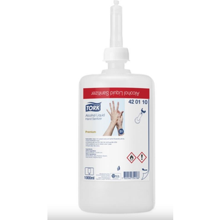 TORK Hånddesinfektionsgel S1, 1000 ml, uparfumeret 6X1 L  1Kolli