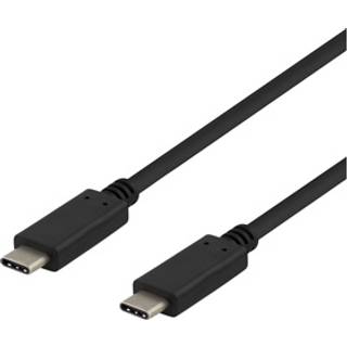Deltaco USBC-1126M - USB-C cable - 24 pin USB-C to 24 pin USB-C - 50 cm
