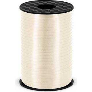 225 meter Lys creme gavebånd 5 mm