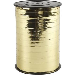Elegant Gavebånd i Metal Guld - 10 mm, 250 m