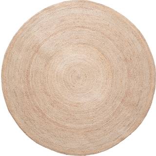 Hübsch Jute tæppe Ø150 cm Natur