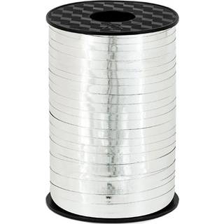 225 m Gavebånd Metallic Sølv 5mm – Perfekt glans til gaver og dekorationer