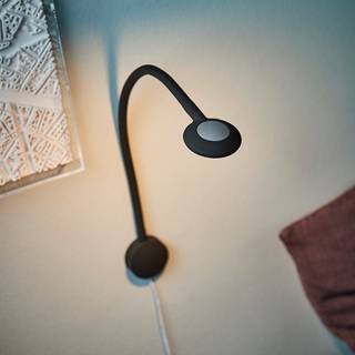 LED Læselampe m. Usb Hvid - Væglampe - Lampeagenten - Hos Lampeagenten