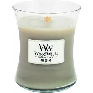 Woodwick Fireside Au Coin Du Feu duftlys Trævæge 275 g - 275 g